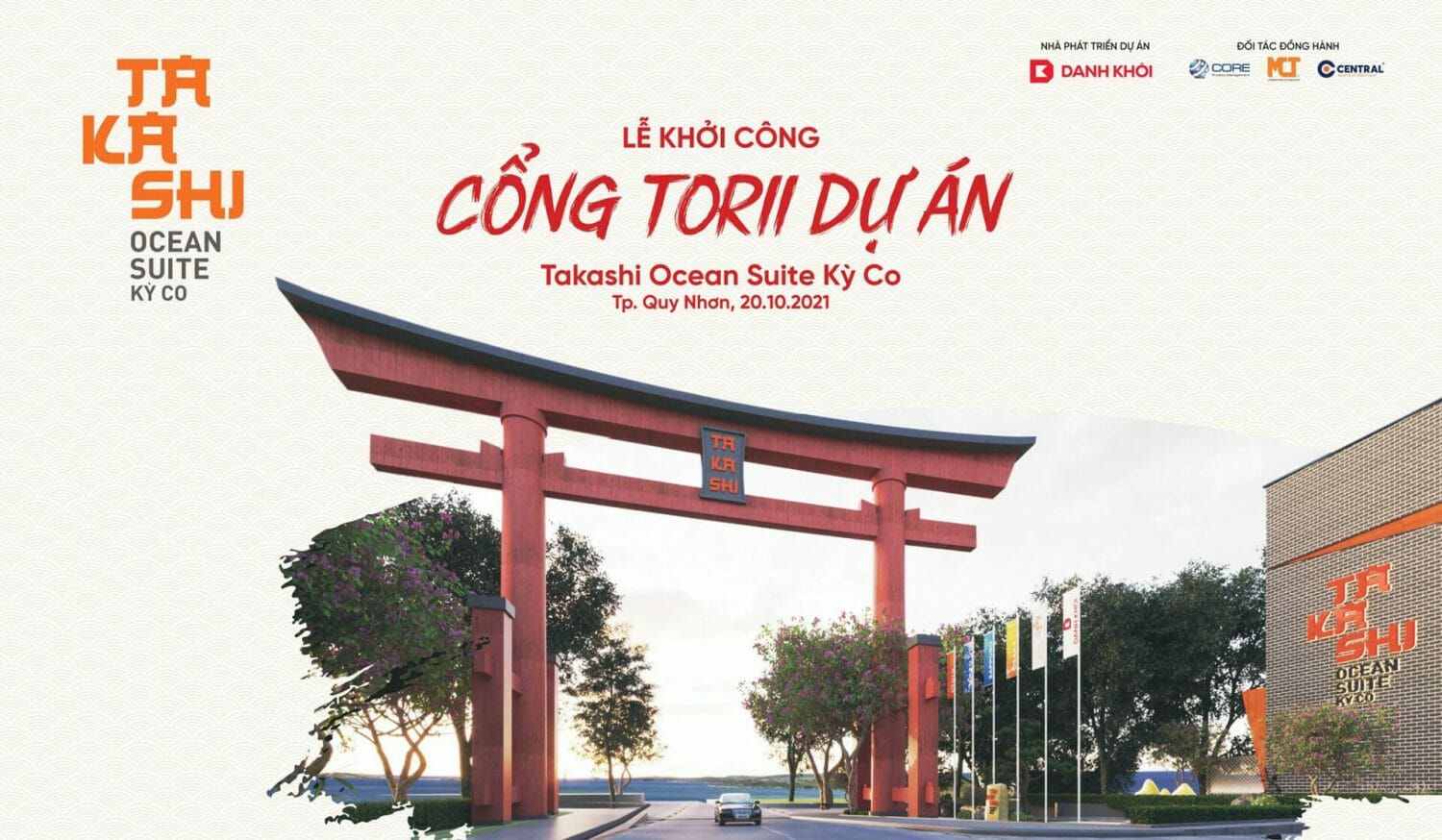 Lễ Khởi Công Cổng Torii Tại Khu Đô Thị Biển Takashi Ocean Suite Kỳ Co | le khoi cong cong torii tai khu do thi bien takashi 2 e1634871183517